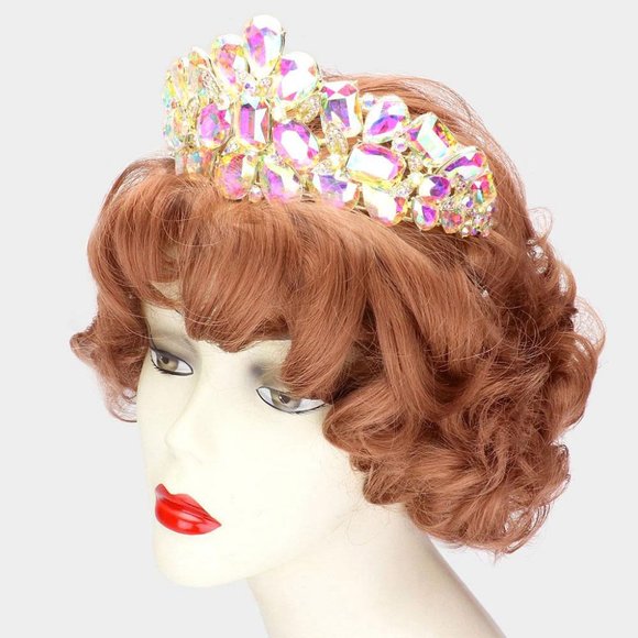 Multi Stone Chunky Tiara
